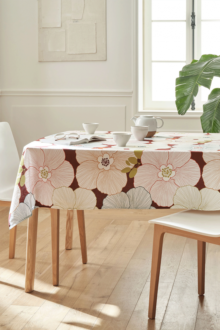 Anemone - Nappe en coton...