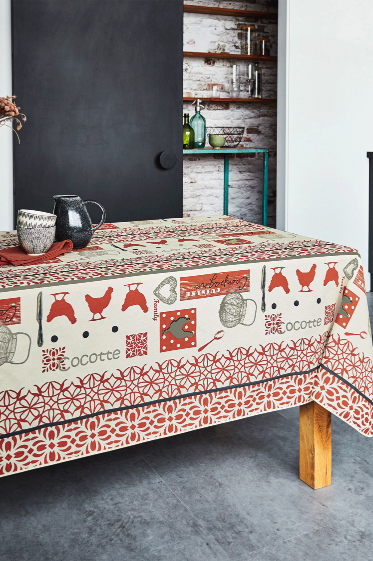 Cocotte - Nappe en coton...